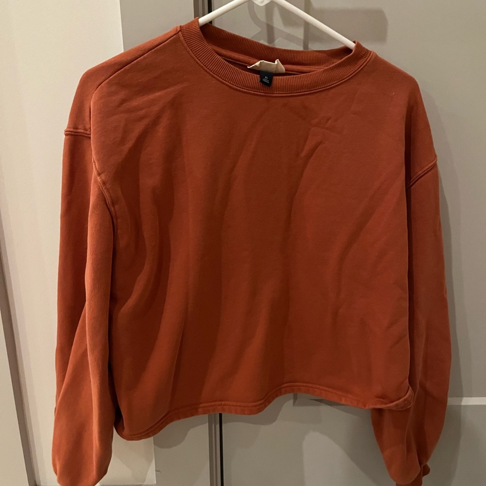 Burnt orange sweatshirt